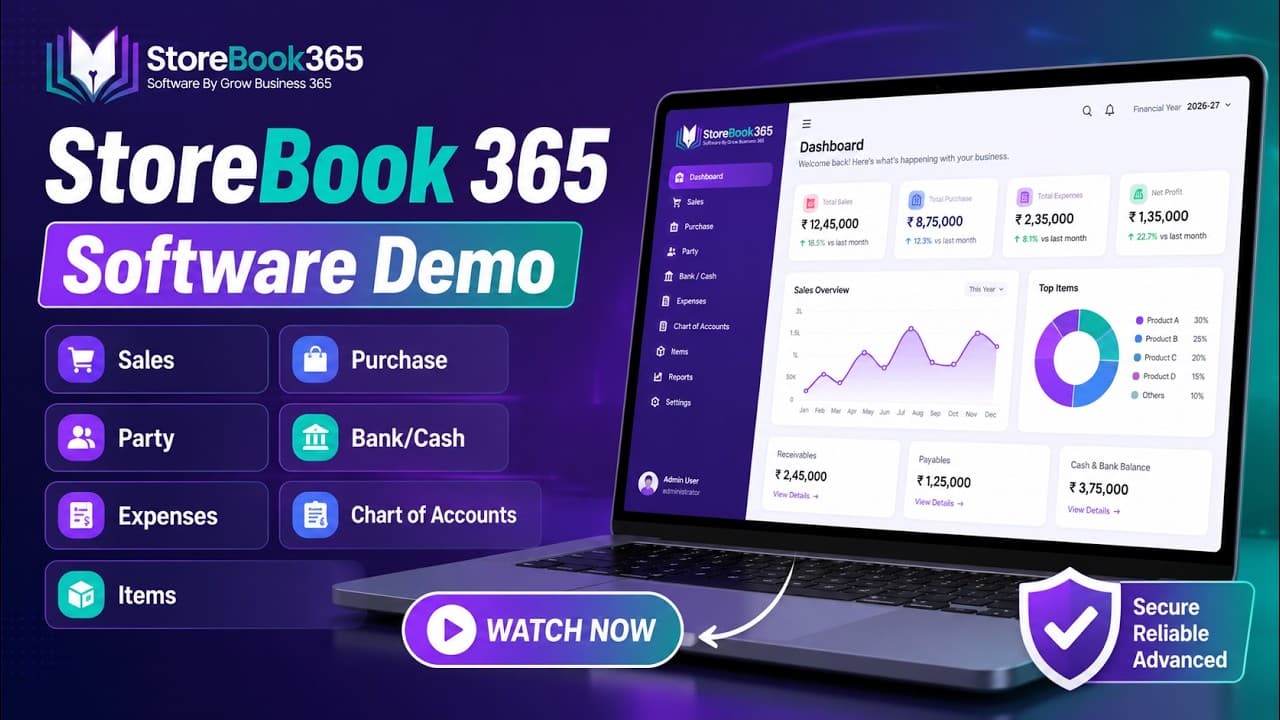 Book Store 365 software shown across laptop and mobile devices